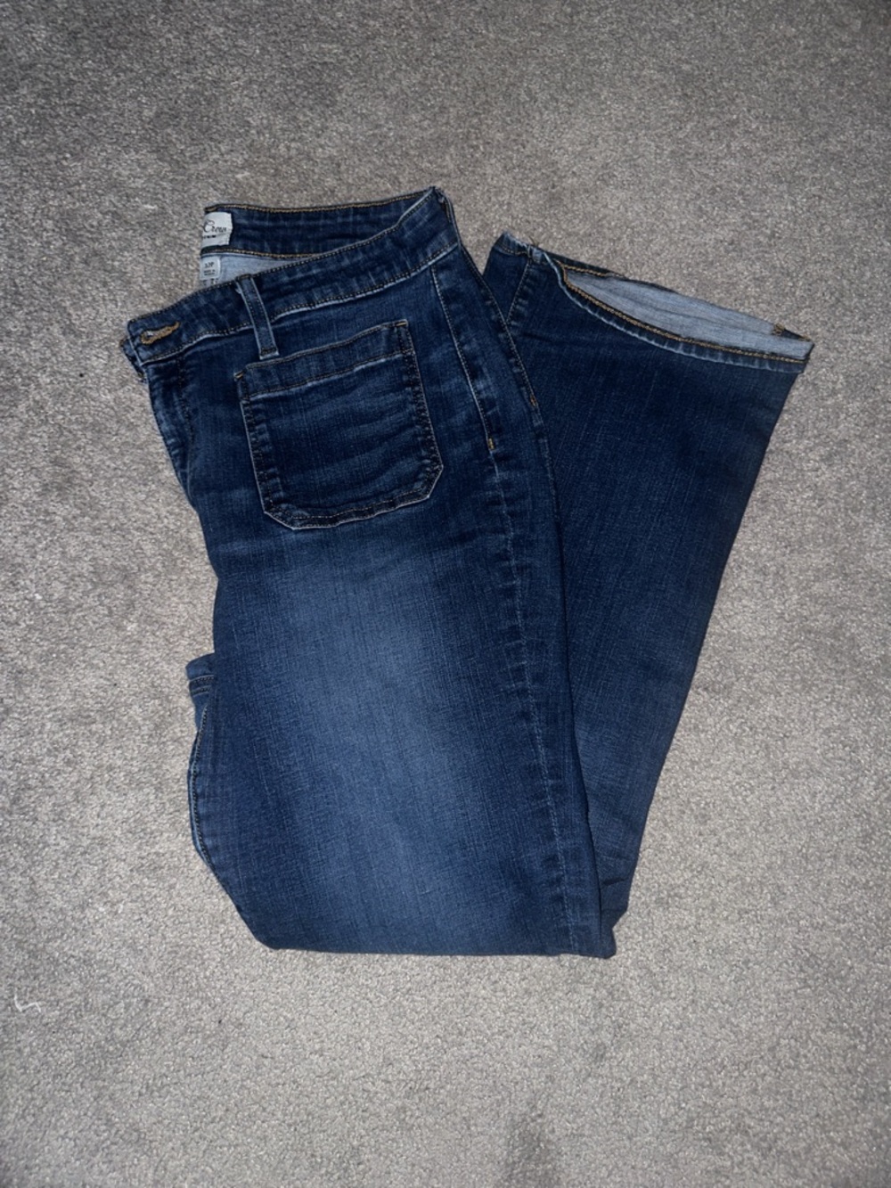 J. Crew Dark Indigo Bootcut Jeans